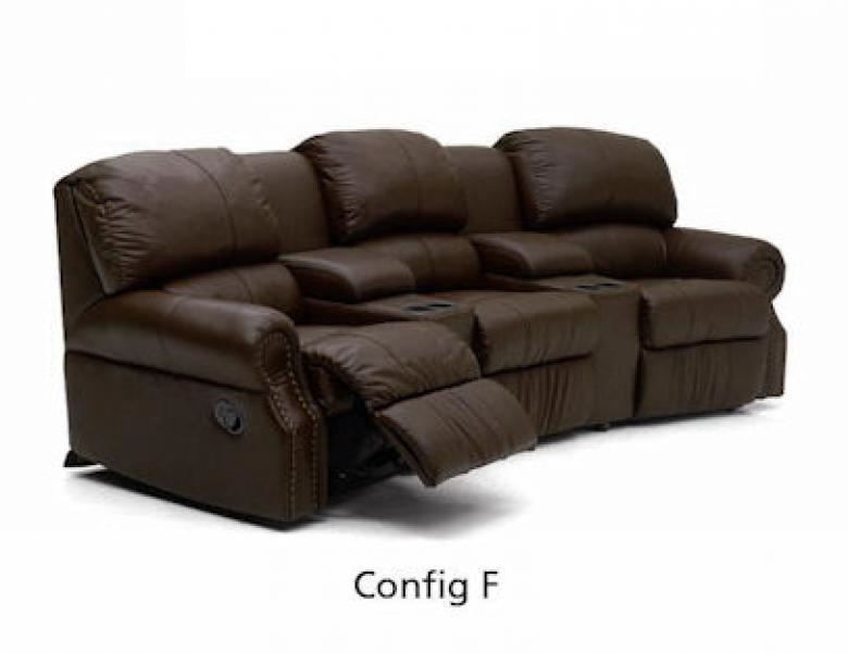 Charleston Leather Sectional Living Room Set